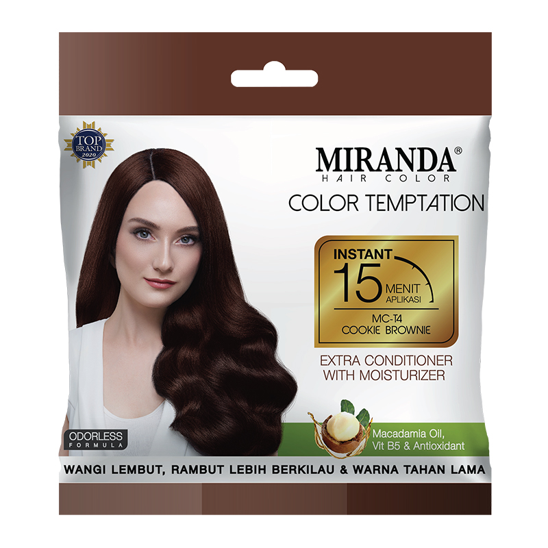 Miranda Hair Color Temptation Cookie Brownie (MC-T4) 20ml | Gogobli