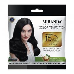 Miranda Hair Color Temptation Classy Black (MC-T1) 20ml