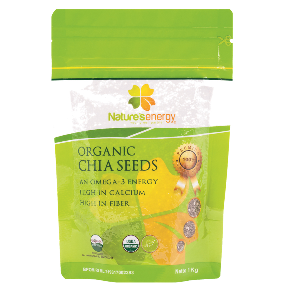 Jual Natures Energy Organic Chia Seeds 1000gr HBHoz