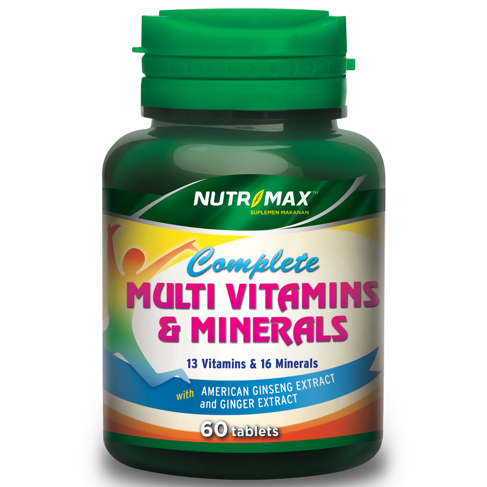 Nutrimax Complete Multivitamins And Minerals 60 Tablet | Gogobli