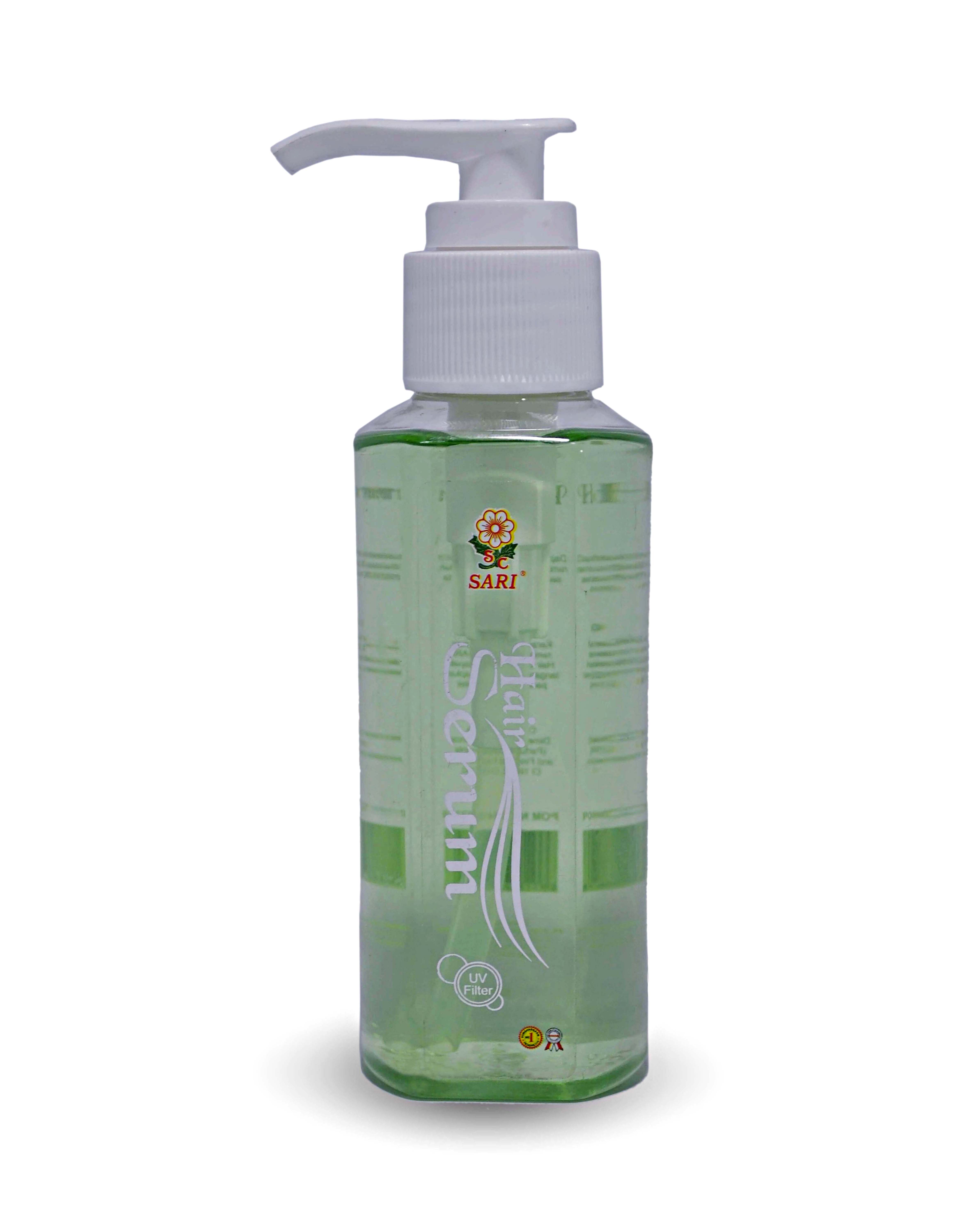 Sari Cosmetics Hair Serum Hijau (Normal) - Botol Pump 100ml | Gogobli