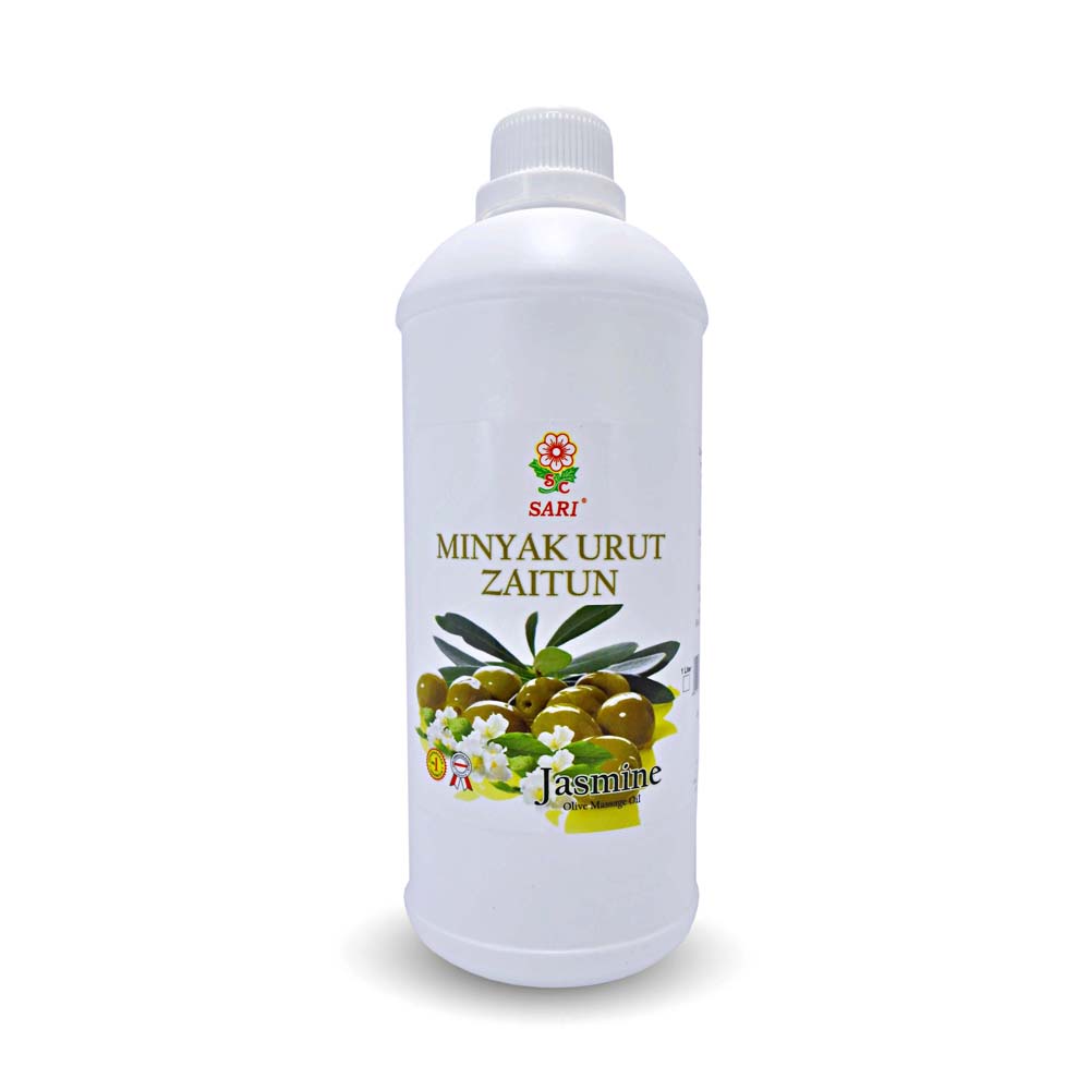 Sari Cosmetics Minyak Zaitun Jasmine - Botol Cap 1liter | Gogobli