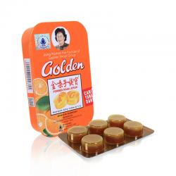 Golden Throat Lozenges Jeruk 12s